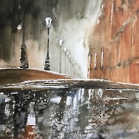 Straße im Regen_1